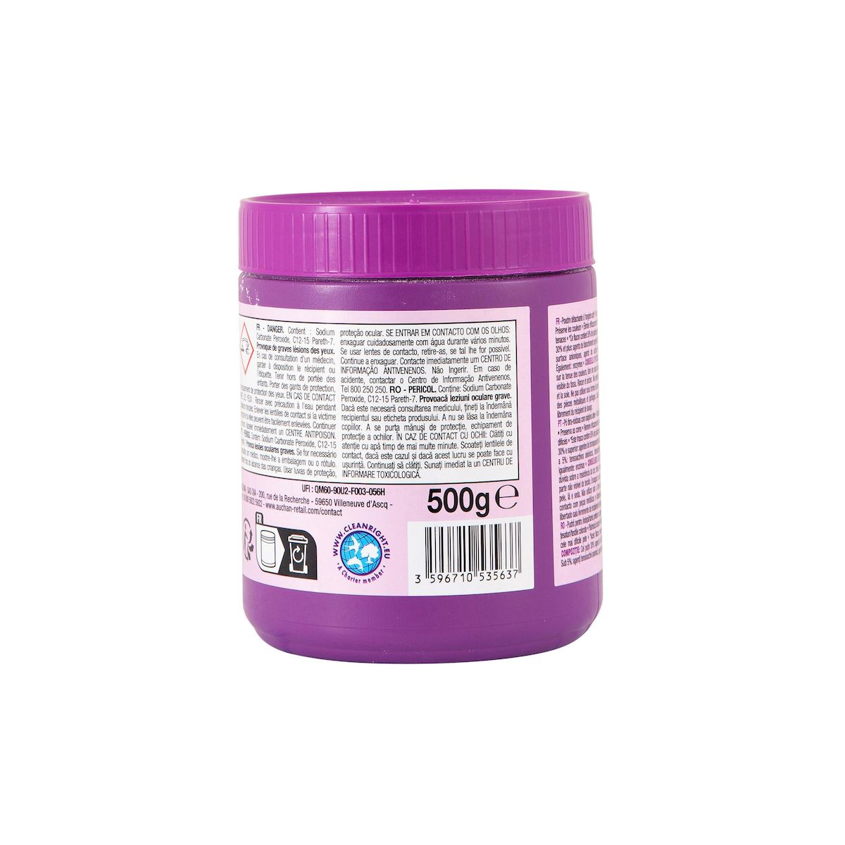 AUCHAN Détachant poudre activ clean 500g