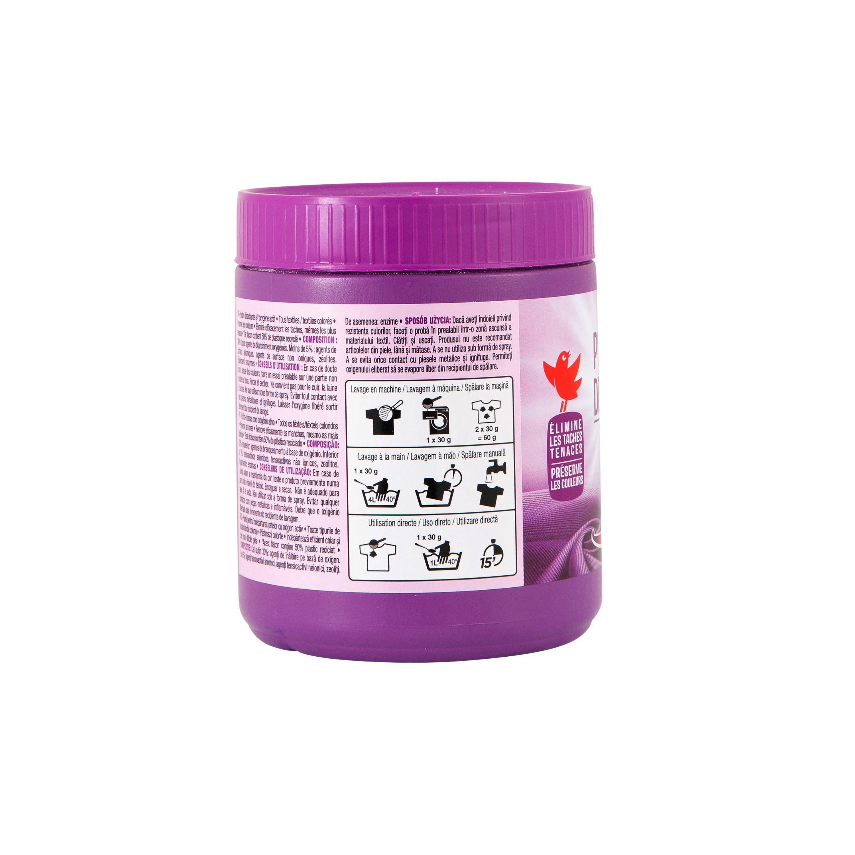 Voir la diapositive 3 : AUCHAN Détachant poudre activ clean 500g