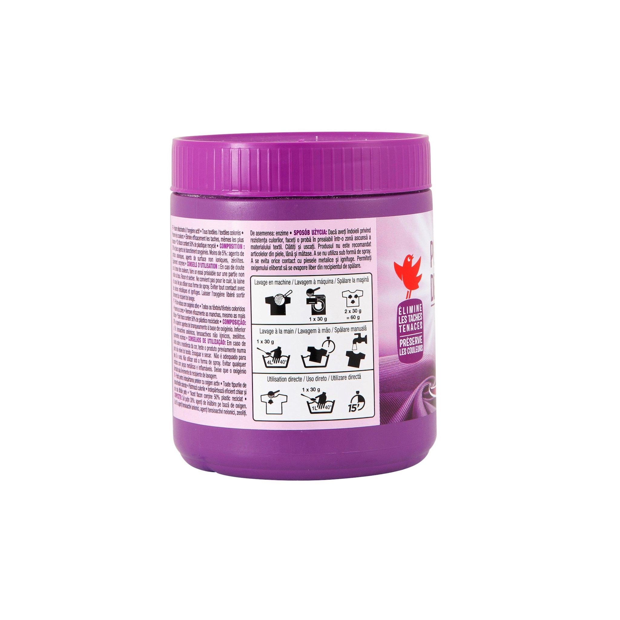 Voir la diapositive 3 : AUCHAN Détachant poudre activ clean 500g