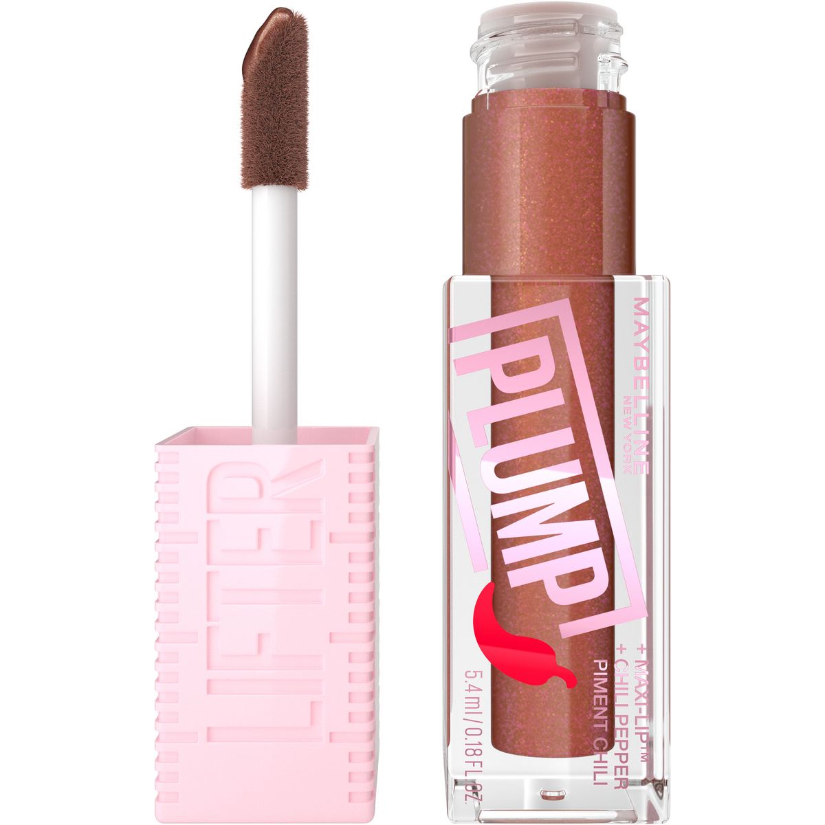 MAYBELLINE Lifter plump rouge à lèvres liquide 007 cocoa zing 1 pièce
