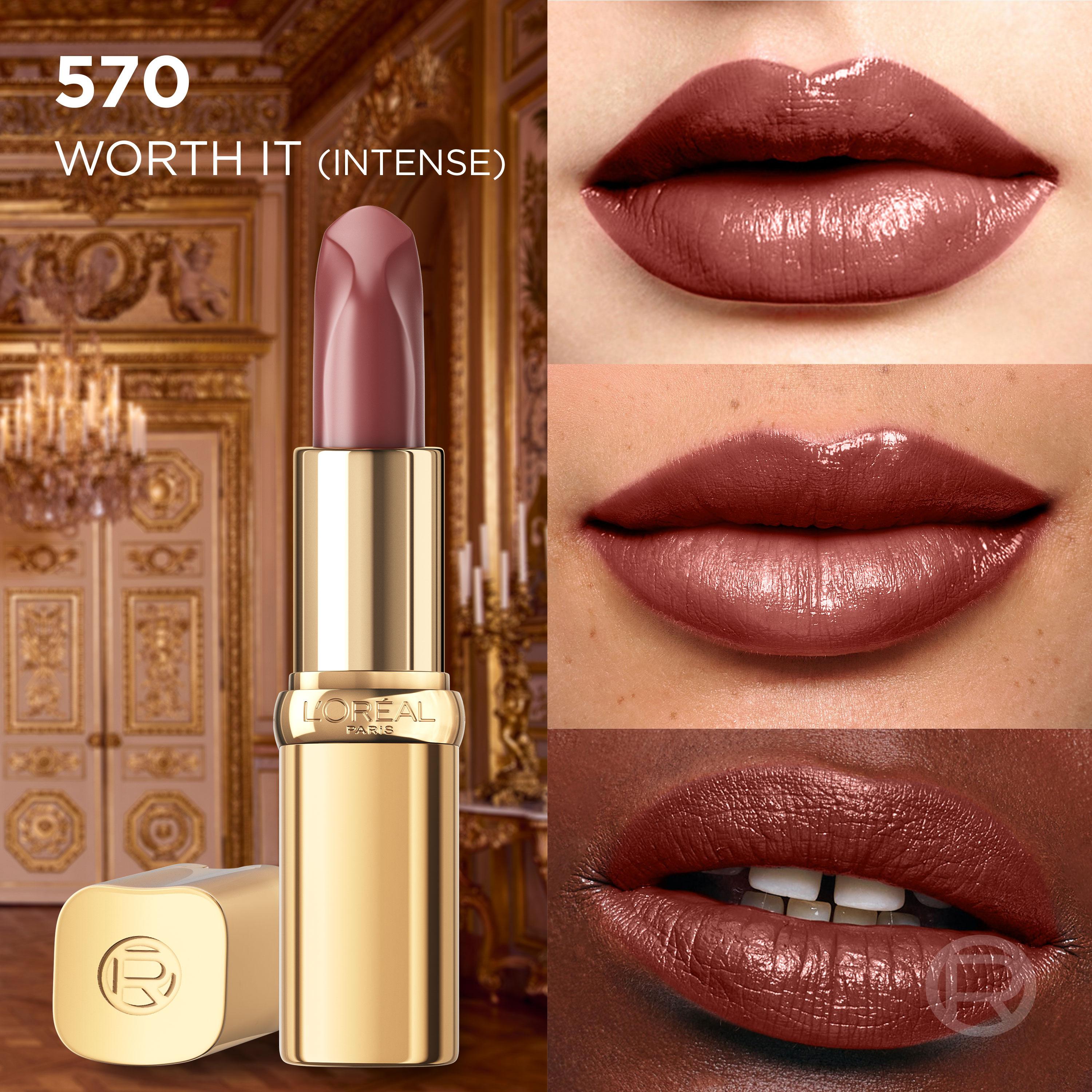 Voir la diapositive 2 : L'OREAL Color riche rouge à lèvres 570 worth it intense 1 pièce