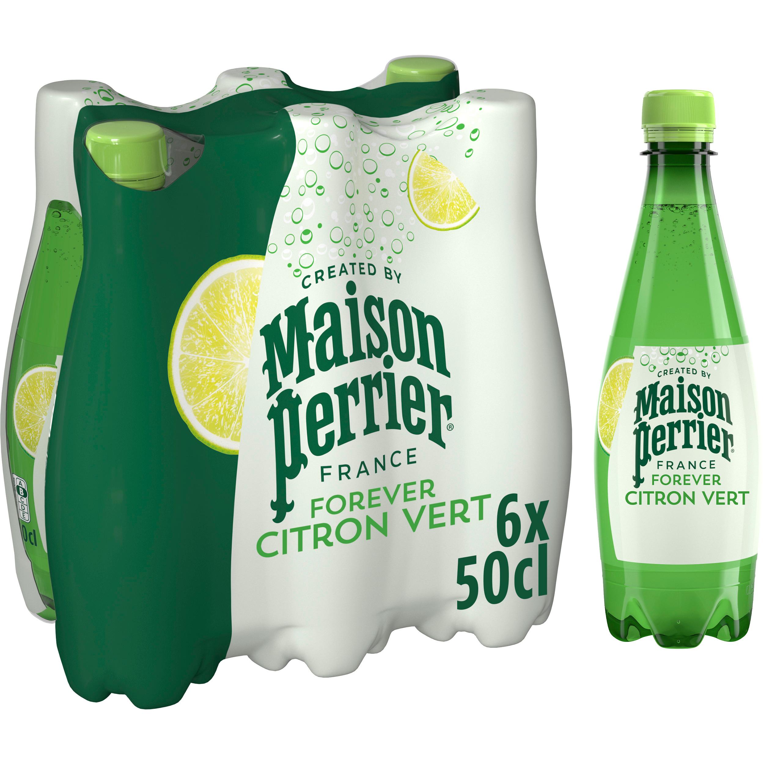 Voir la diapositive 2 : MAISON PERRIER Boisson Gazeuse Aromatisée Citron Vert 6x50cl