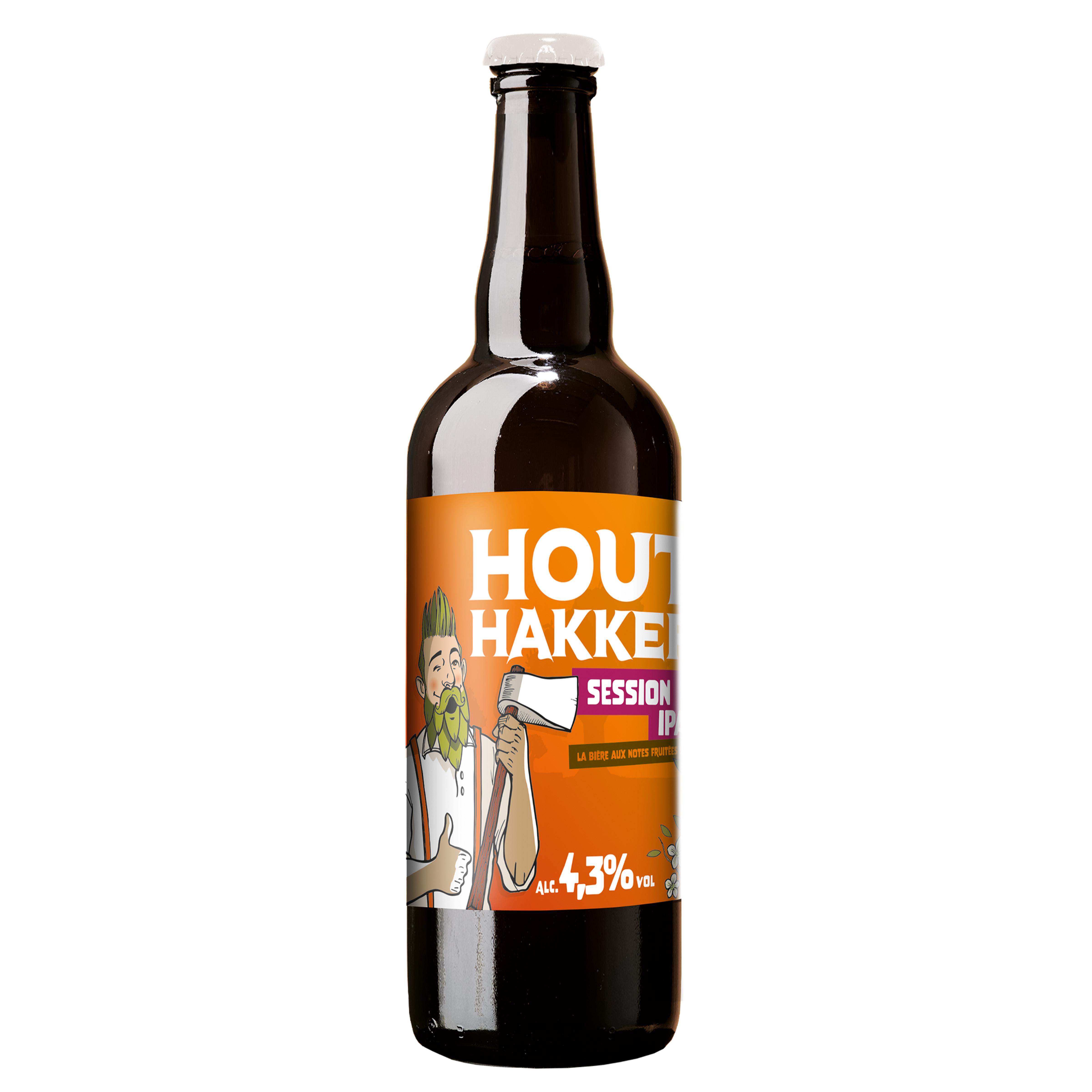 HOUTHAKKER Bière session IPA 4.3% 75cl