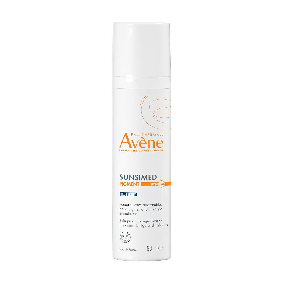 AVÈNE Sunsimed pigment UVB UVA lumière bleue 80ml