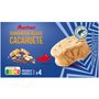 Voir la diapositive 4 : AUCHAN Sandwich glacé à la cacahuète 4 pièces 262g