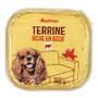 Voir la diapositive 2 : AUCHAN Barquette terrine de boeuf pour chien 300g