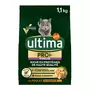 ULTIMA Pro+ Croquettes au poulet pour chat stérilisé 1,1kg