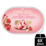 Voir la diapositive 2 : CARTE D'OR Crème glacée vanille fraise et morceaux de meringue 463g