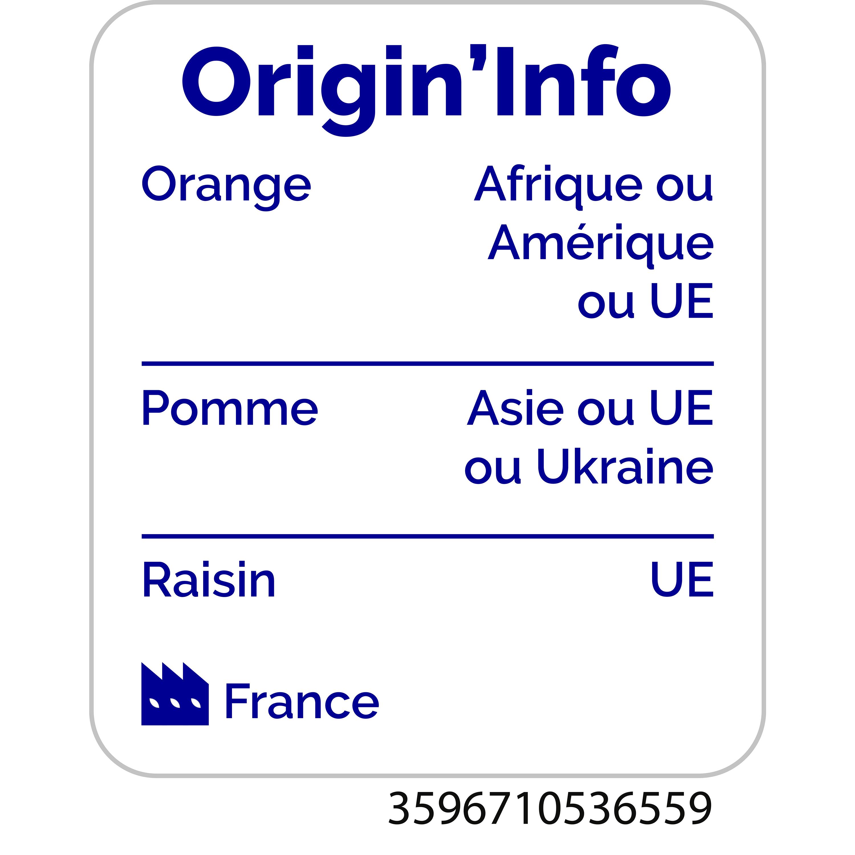Voir la diapositive 2 : AUCHAN Jus d'orange multifruits à base de concentrés sans sucres ajoutés sans pulpe 1l