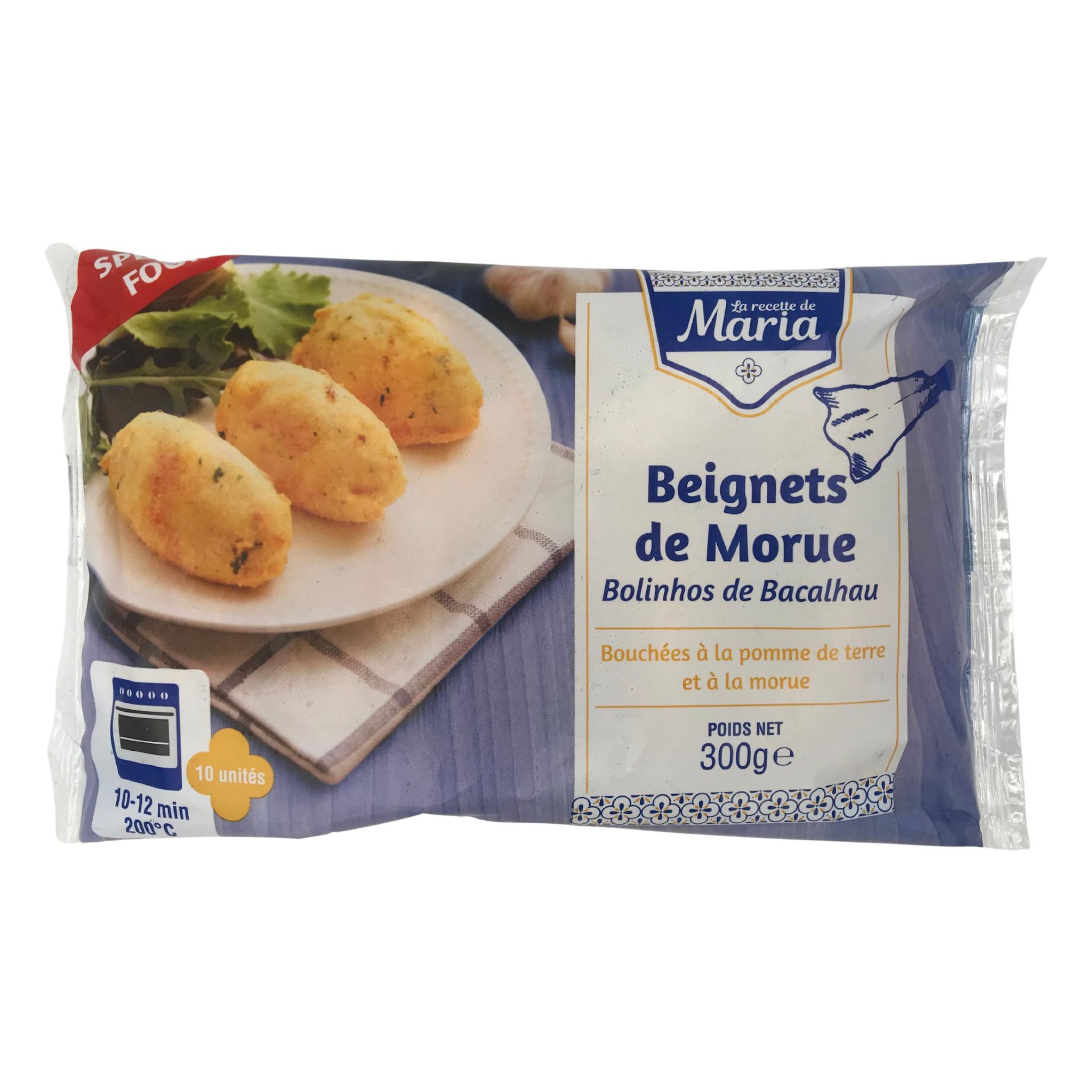 LA RECETTE DE MARIA Beignets morue au four 300g