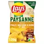 LAY'S Chips ondulées paysanne saveur poulet moutarde de Dijon et miel 120g
