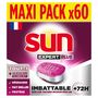 Voir la diapositive 2 : SUN Expert Plus Tablettes lave-vaisselle tout en 1 60 tablettes