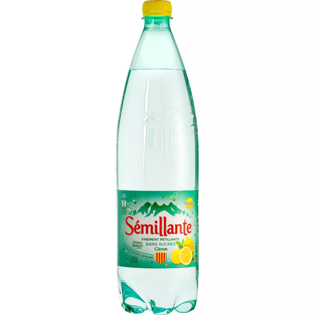 MILLES Sémillante eau finement pétillante sans sucres au citron 1.5l