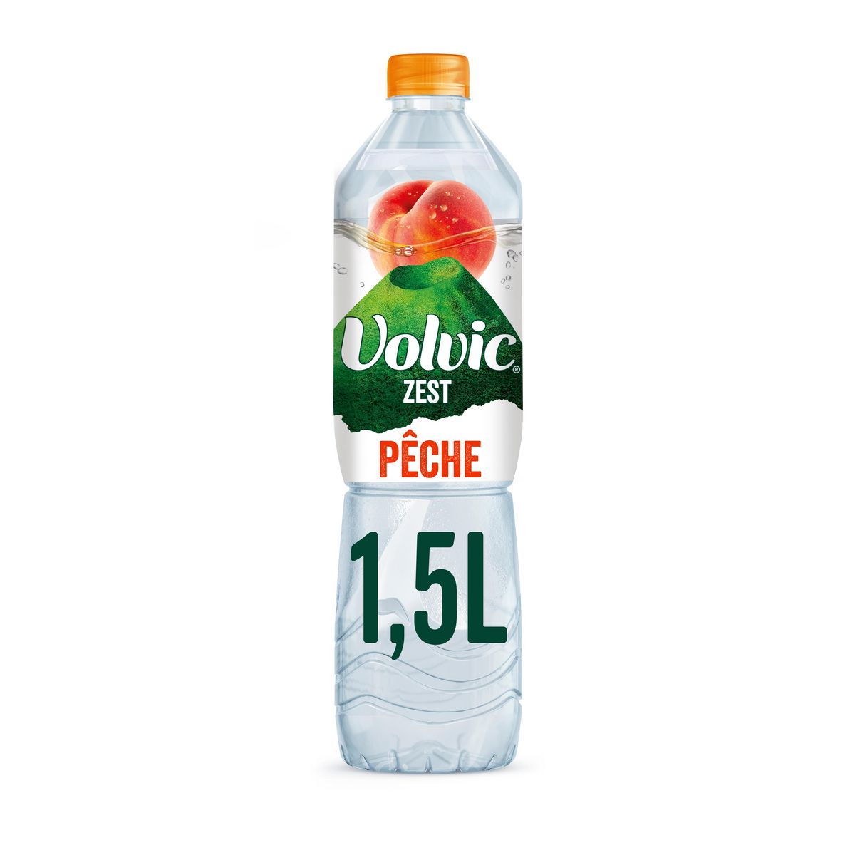 VOLVIC Eau aromatisée Zest pêche 1.5l