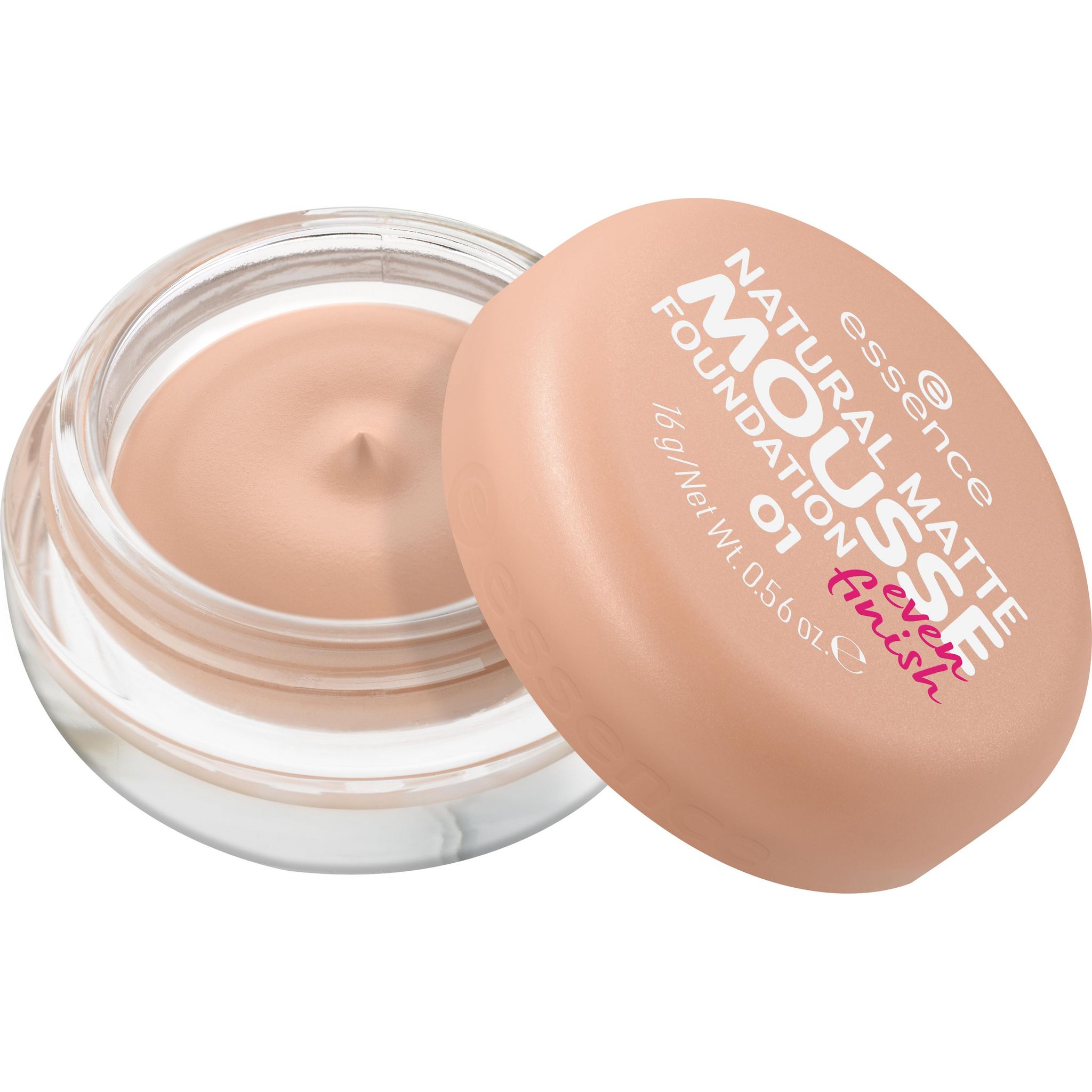 Voir la diapositive 2 : ESSENCE Natural mate fond de teint mousse 01 16g