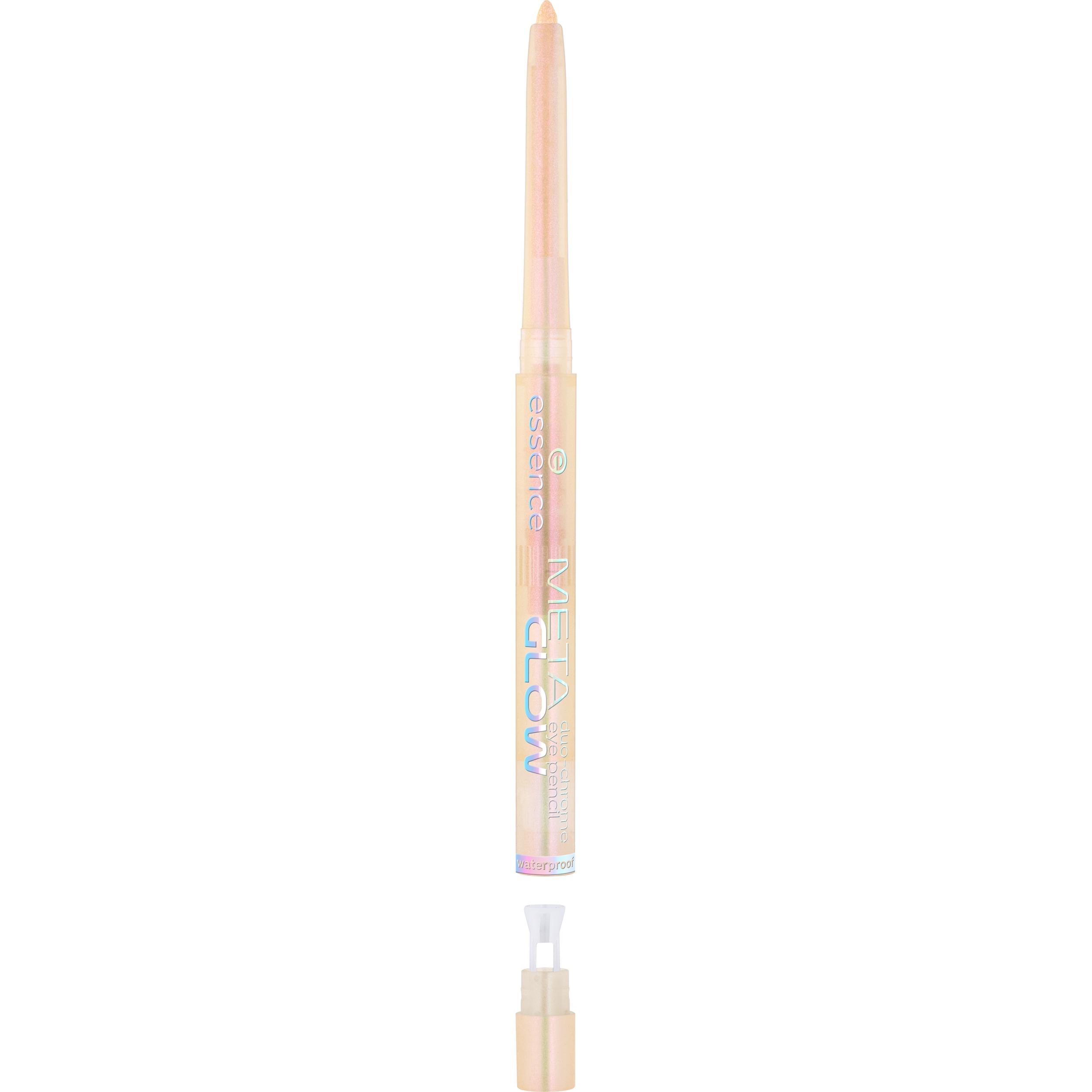 Voir la diapositive 2 : ESSENCE Meta Glow duo chrome crayon pour yeux 01 chromatic love 0.22g