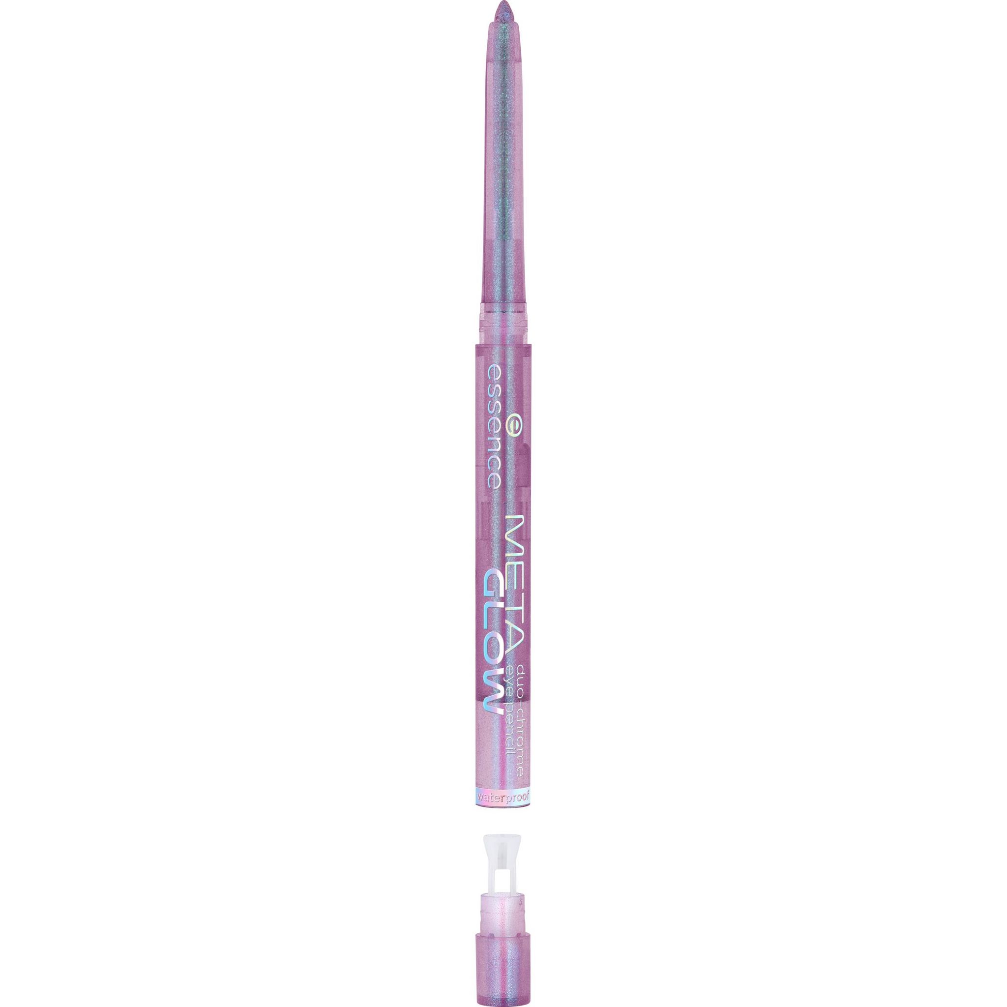 Voir la diapositive 2 : ESSENCE Meta Glow duo chrome crayon pour yeux 02 chromefinity 0.22g