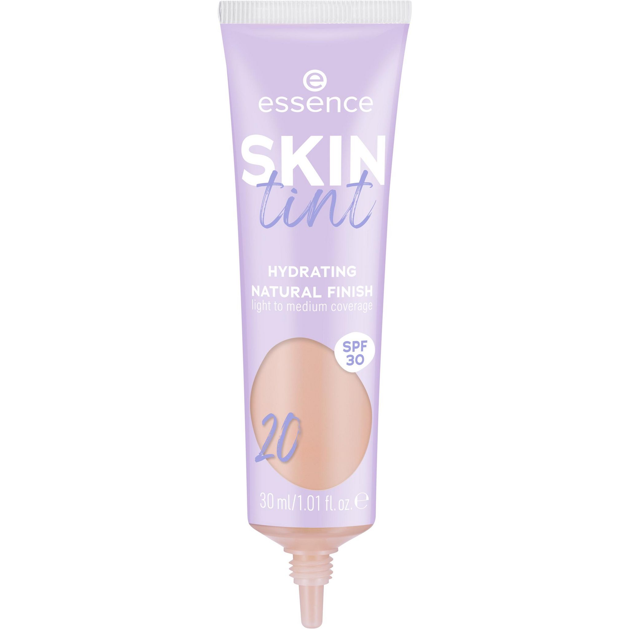 Voir la diapositive 2 : ESSENCE Skin tint fond de teint SPF 30 teinte 20 30ml