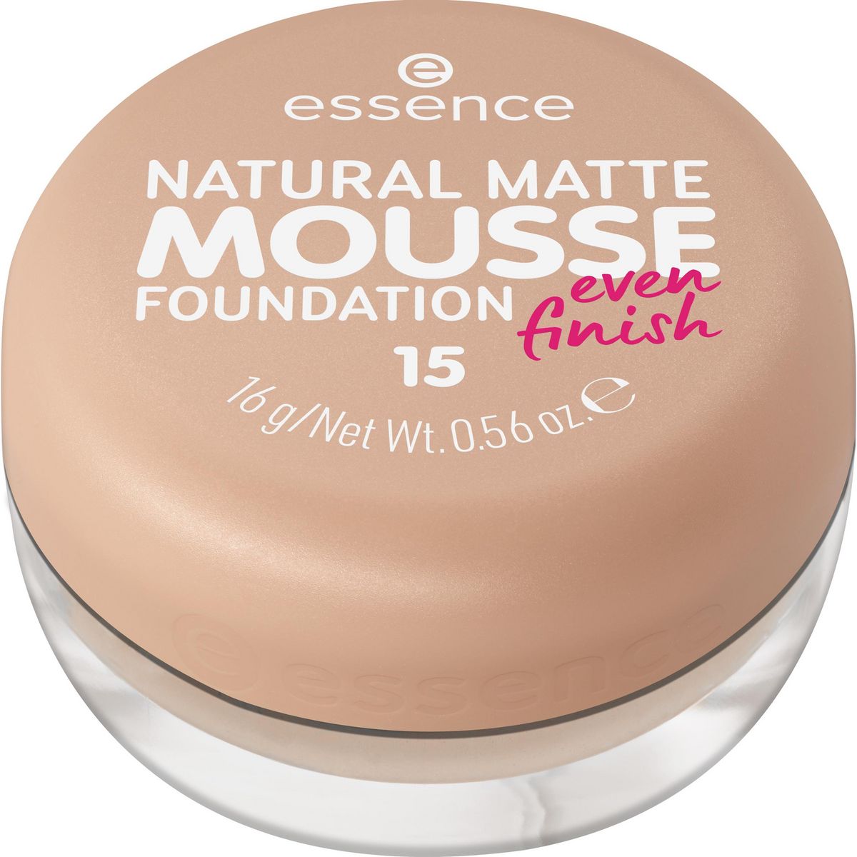 ESSENCE Natural mate fond de teint mousse 15 16g