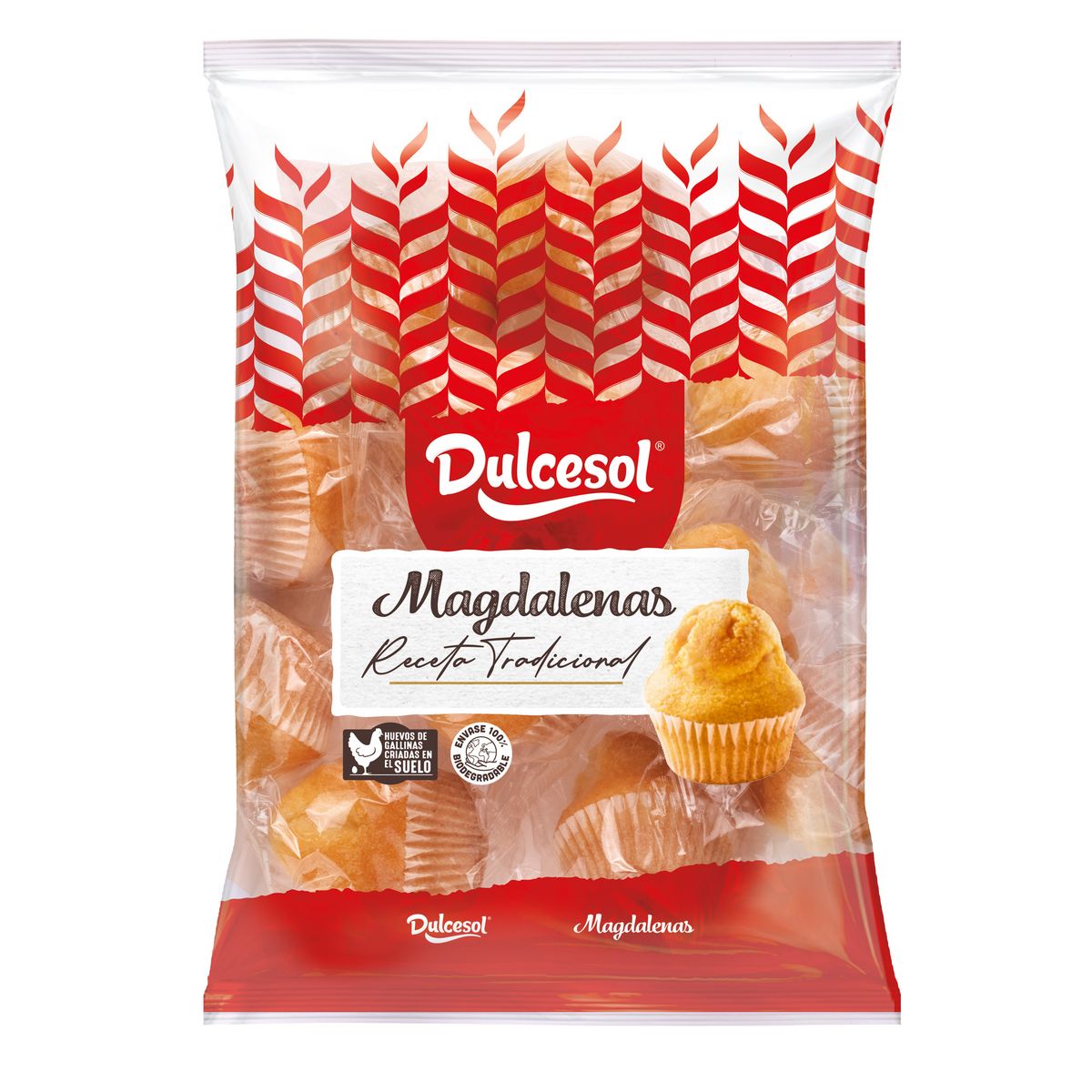 DULCESOL Madeleines rondes recette traditionnelle 504g