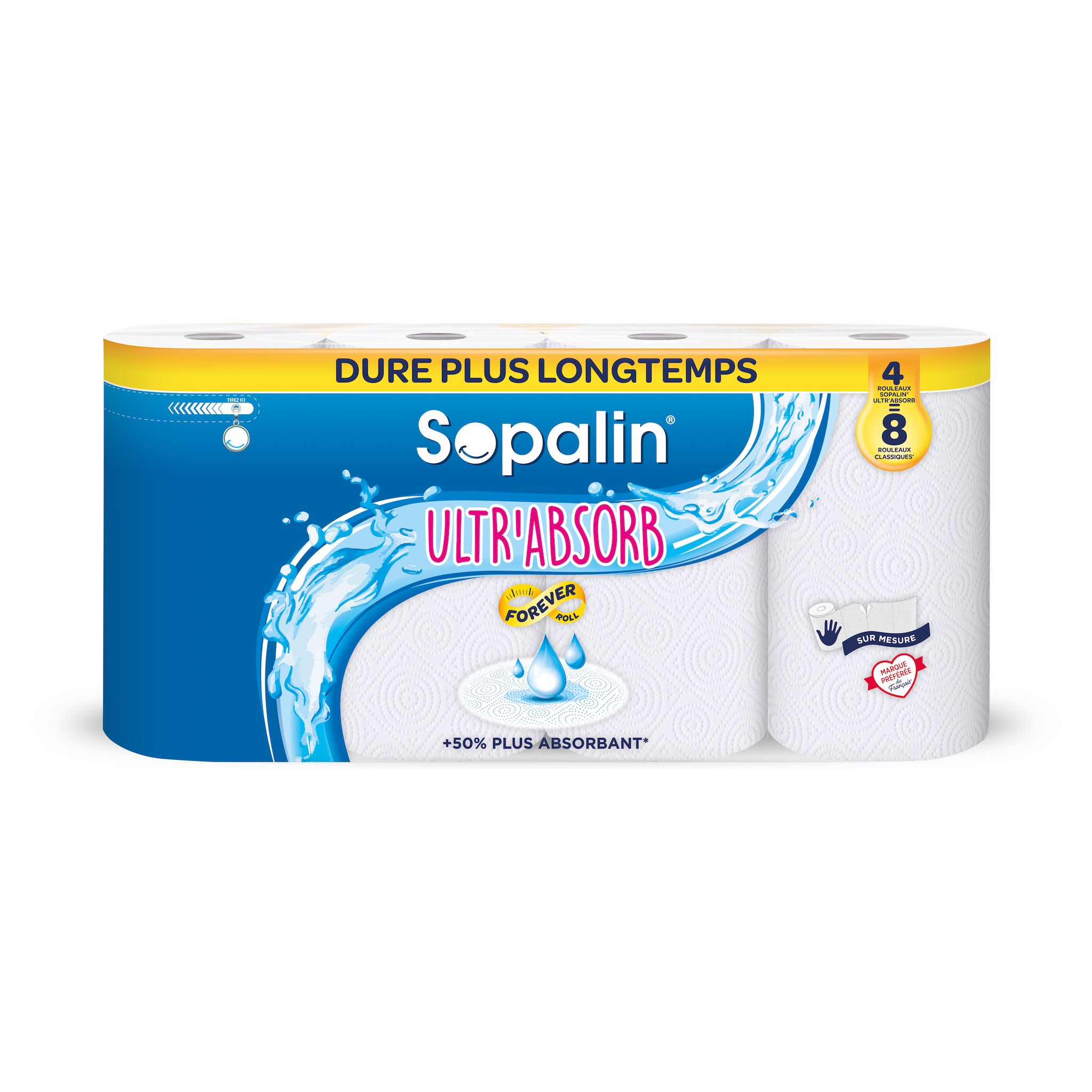 SOPALIN Essuie tout ultra absorbant blanc 4