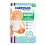 CARRYBOO Nature couches écologiques taille 2 (3-6kg) 50 couches
