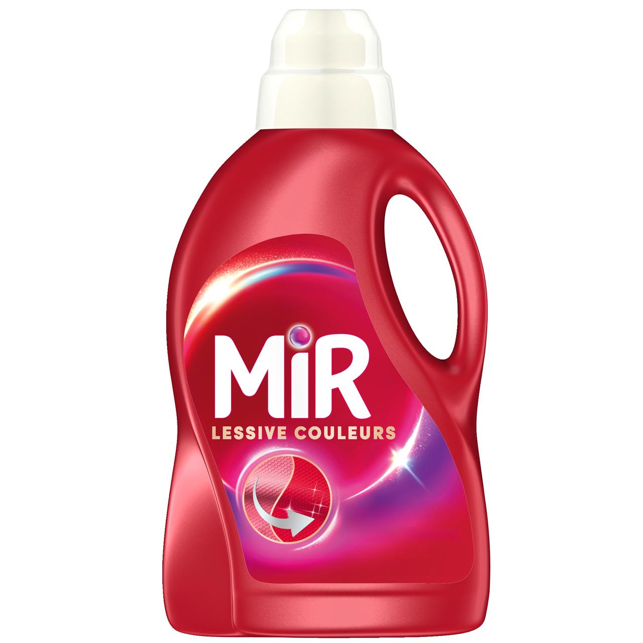 Voir la diapositive 2 : MIR Lessive liquide Raviveur de couleurs 27 lavages 1,35l