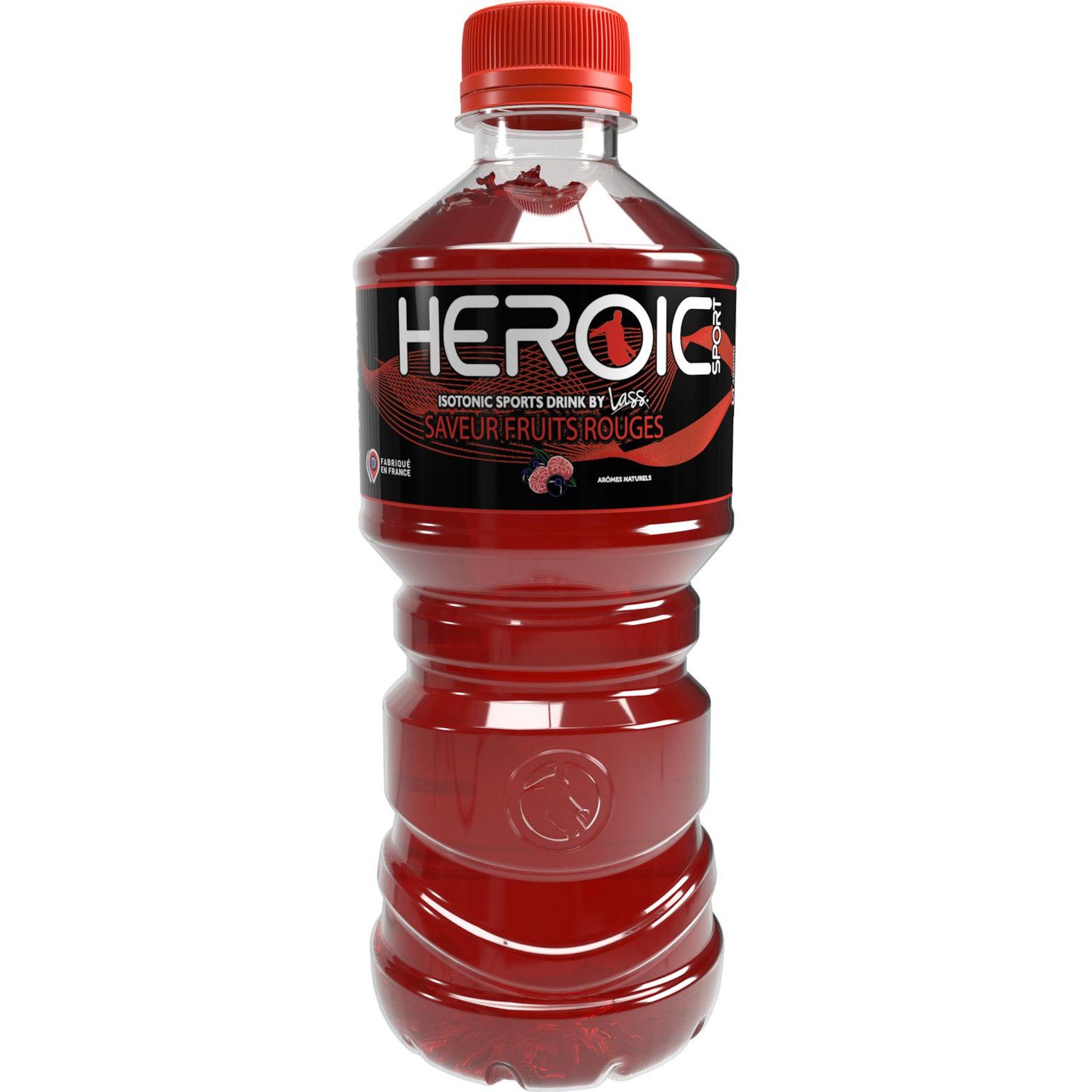 HEROIC SPORT Boisson sportive saveur fruits rouges bouteille 50cl