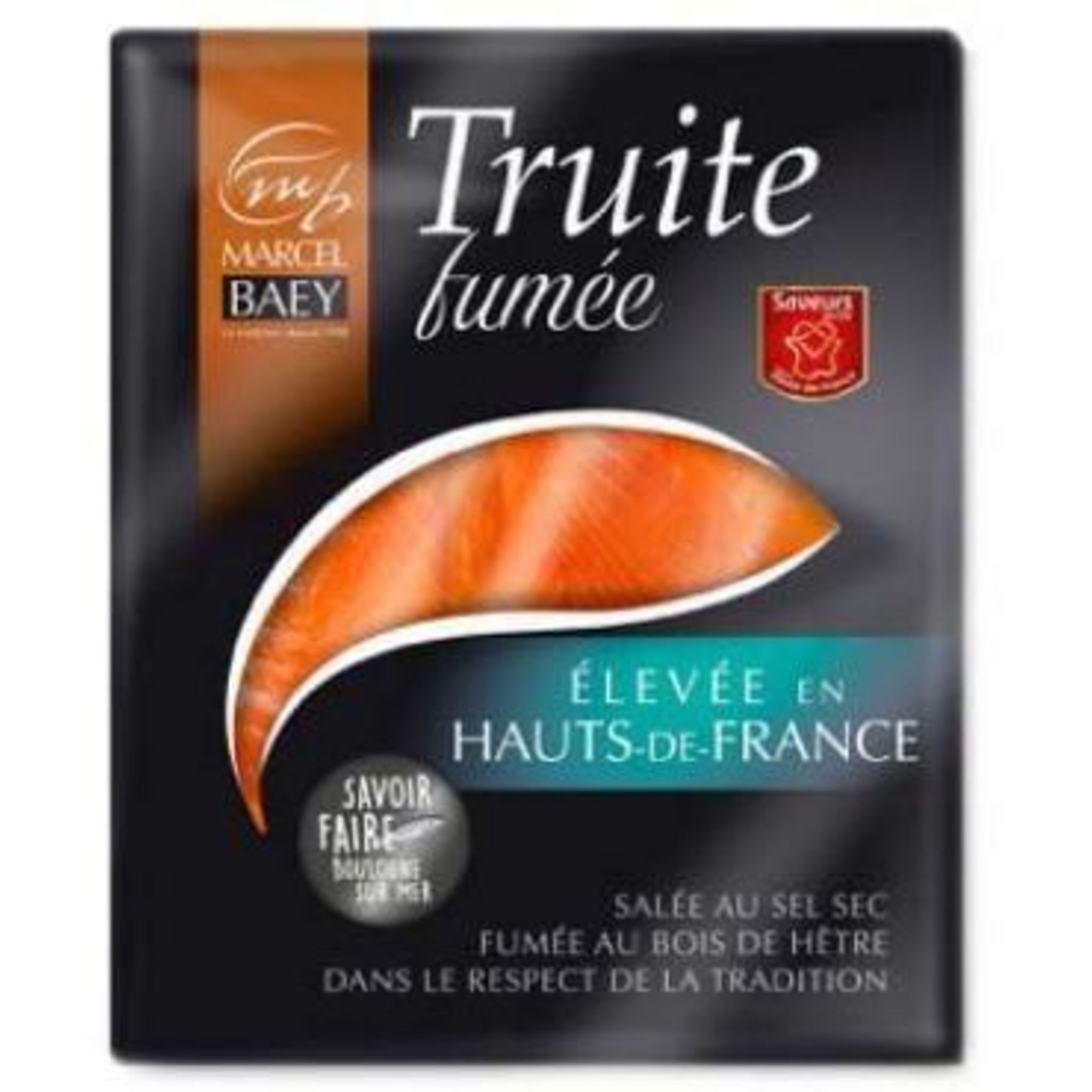 MARCEL BAEY Truité fumée élevée en Hauts-de-France 120g