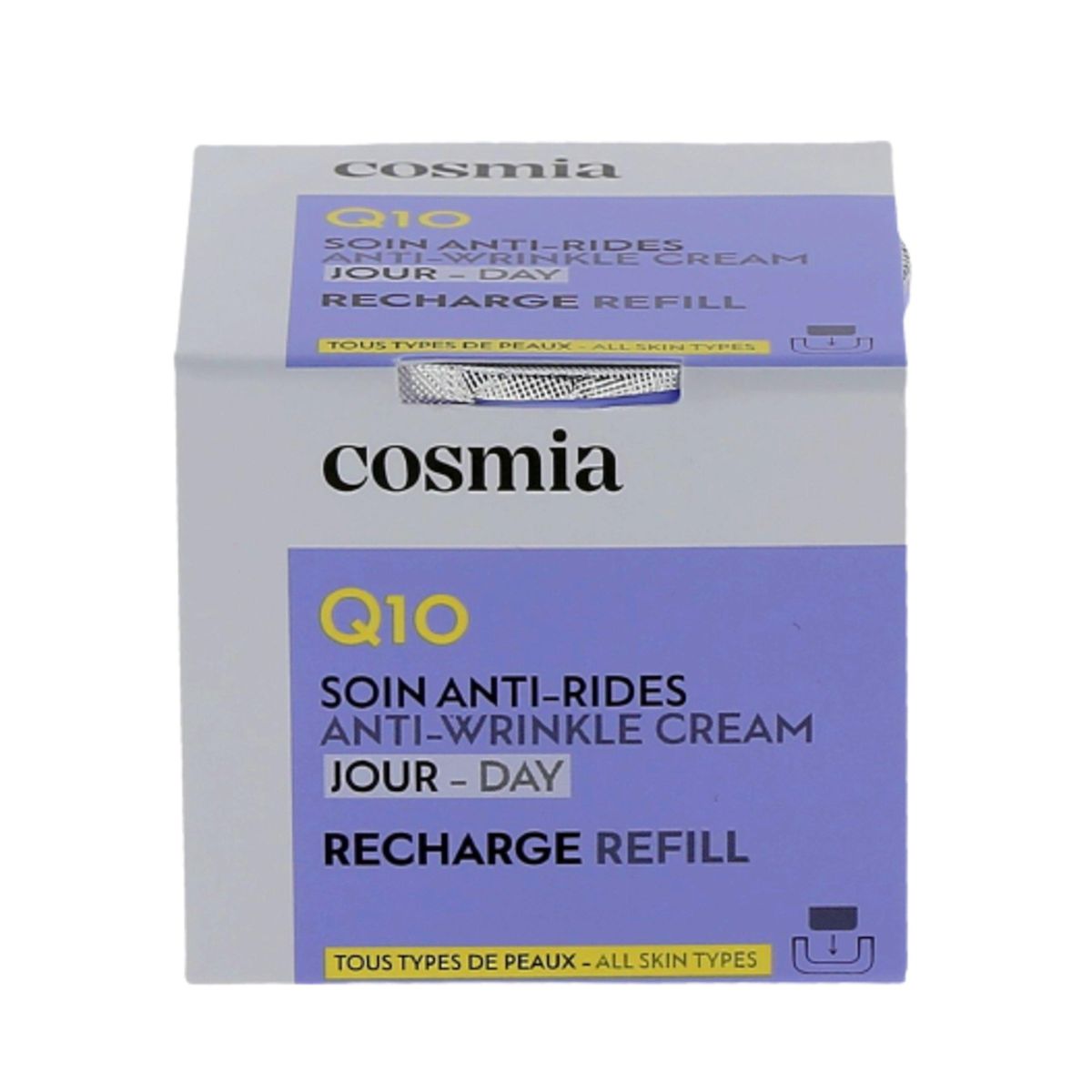 COSMIA Q10 Recharge crème de jour visage anti-rides tous types de peaux 50ml