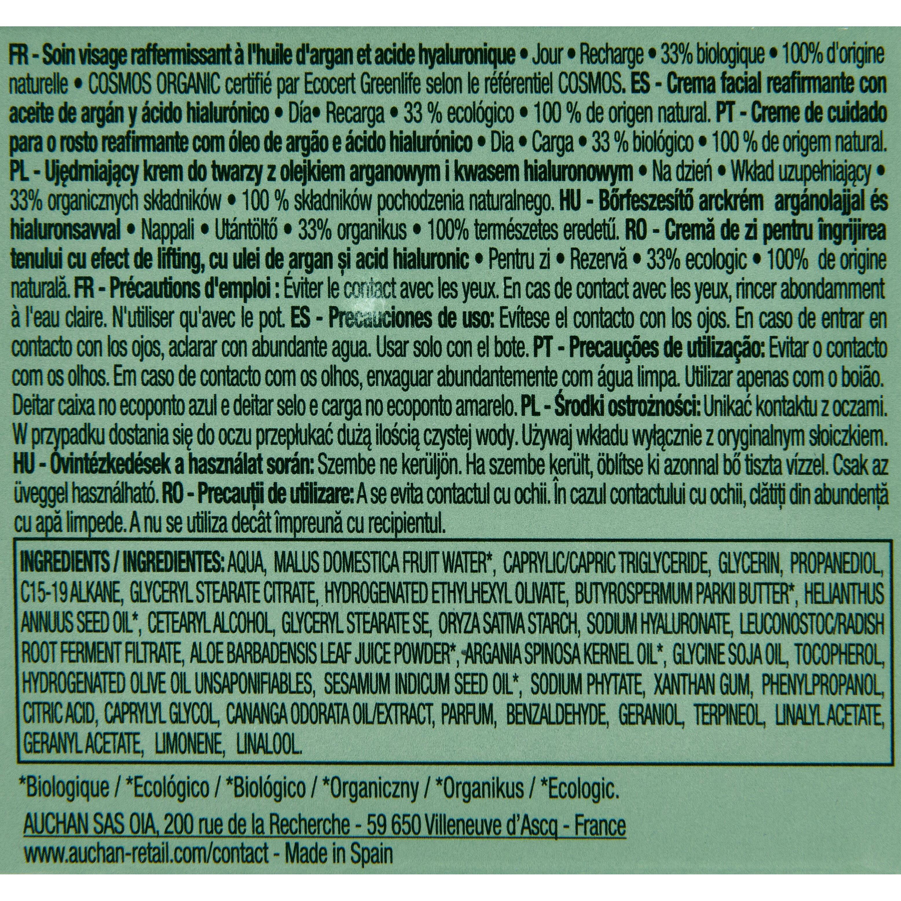 Voir la diapositive 7 : COSMIA BIO Expert Duo Age Recharge soin raffermissant jour huile d'argan et acide hyaluronique 50ml