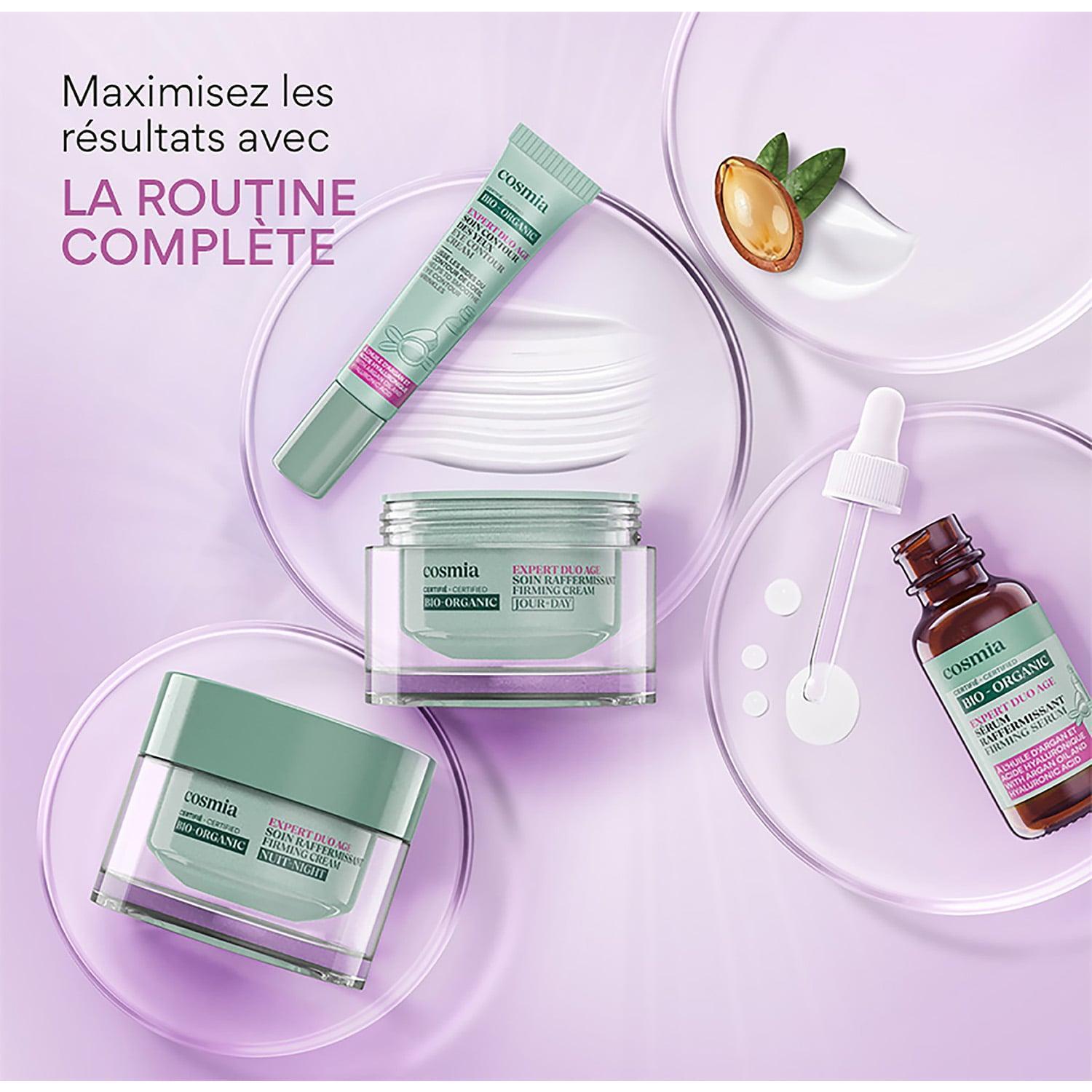 Voir la diapositive 2 : COSMIA BIO Expert Duo Age Soin contour des yeux huile d'argan et acide hyaluronique 15ml