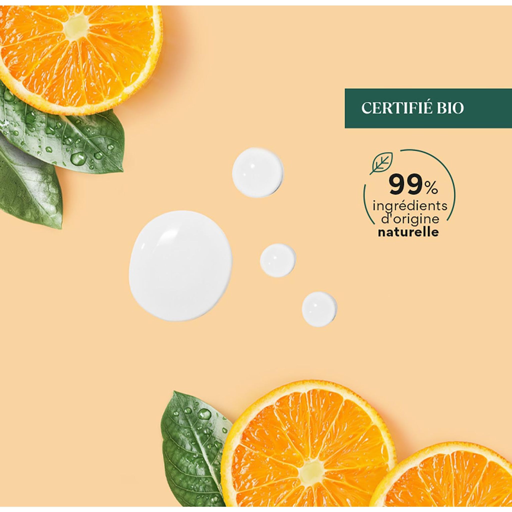 Voir la diapositive 3 : COSMIA BIO Glow Sérum visage bio à l'extrait d'orange et vitamine C 30ml