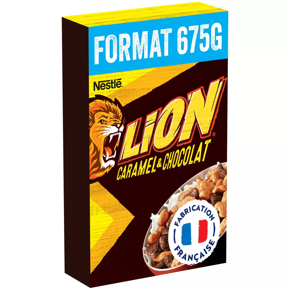 LION Céréales au chocolat et caramel 675g
