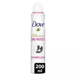 DOVE Déodorant zero% alcool zinc protect 200ml