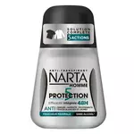 NARTA Homme déodorant roll on 5 protection fraicheur maximale 50ml