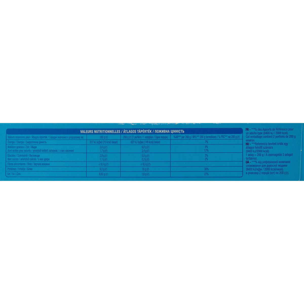 AUCHAN Colin d Alaska sauce a la parisienne 2 portions 400g