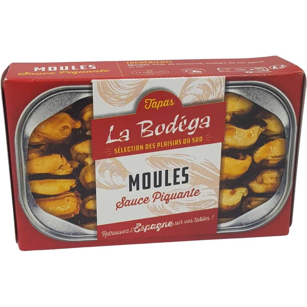 LA BODEGA Moules à la sauce piquante 115g