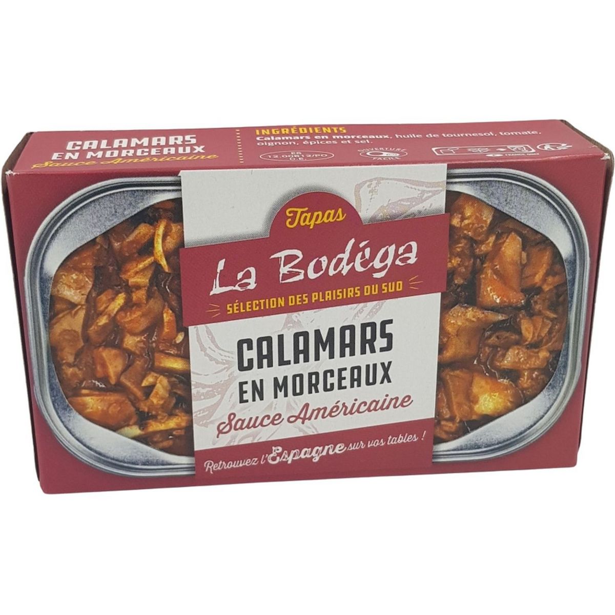 LA BODEGA Calamars en morceaux sauce américaine 115g