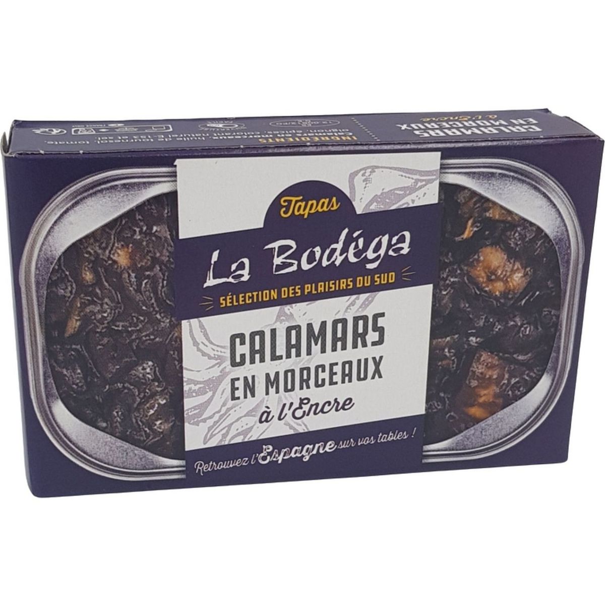 LA BODEGA Calamars en morceaux à l'encre 115g
