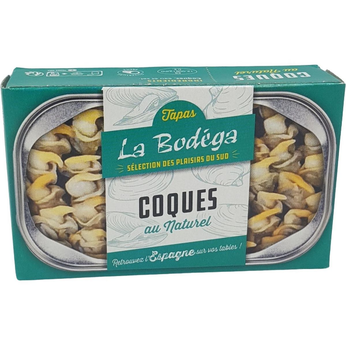 LA BODEGA Coques au naturel 115g
