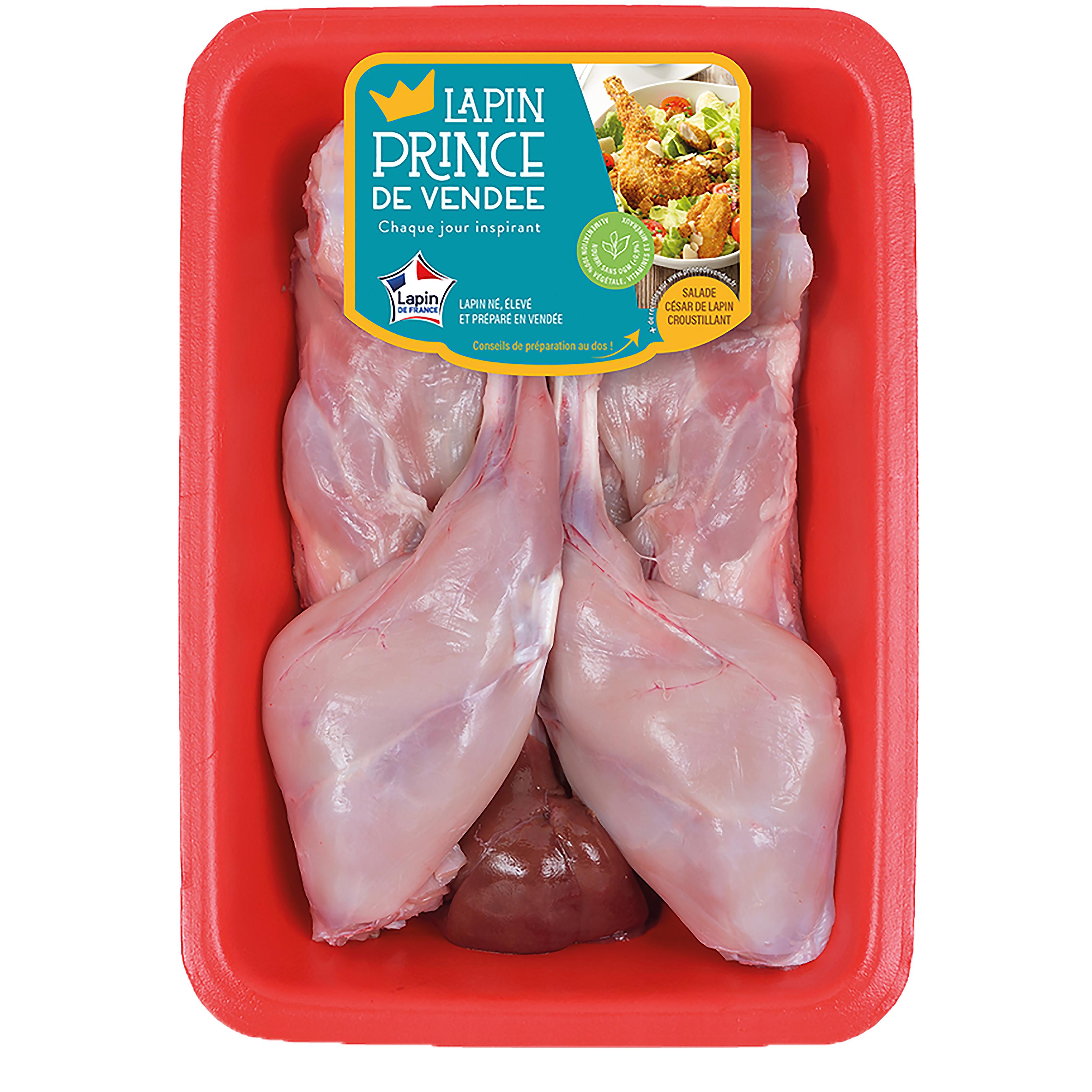 LAPIN PRINCE DE VENDEE Lapin entier découpé 1,25kg