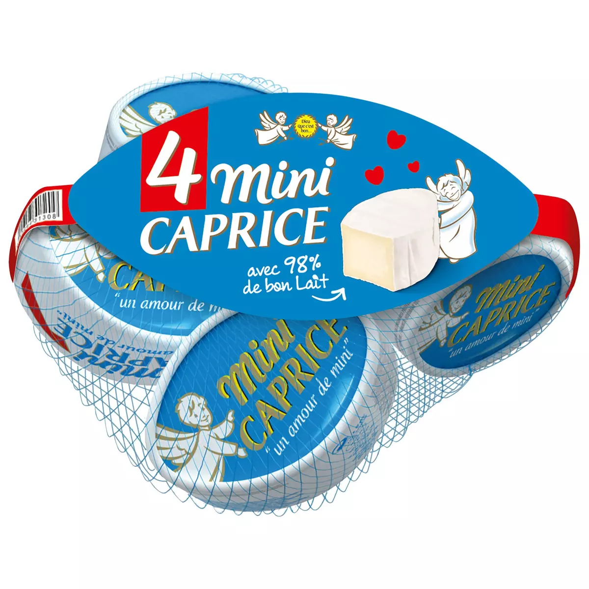 CAPRICE DES DIEUX Mini fromage à pâte molle 4x50g