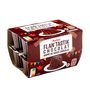 Voir la diapositive 2 : AUCHAN Flan au chocolat nappé de sauce chocolat 12x100g