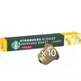 STARBUCKS Café en capsules Blonde Expresso Roast décaféiné compatible Nespresso 10 capsules 55g