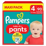 PAMPERS Baby-dry pants couches culottes taille 4 (9-15kg) 90 couches
