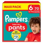 PAMPERS Baby-dry pants couches culottes taille 6 (14-19kg) 70 couches