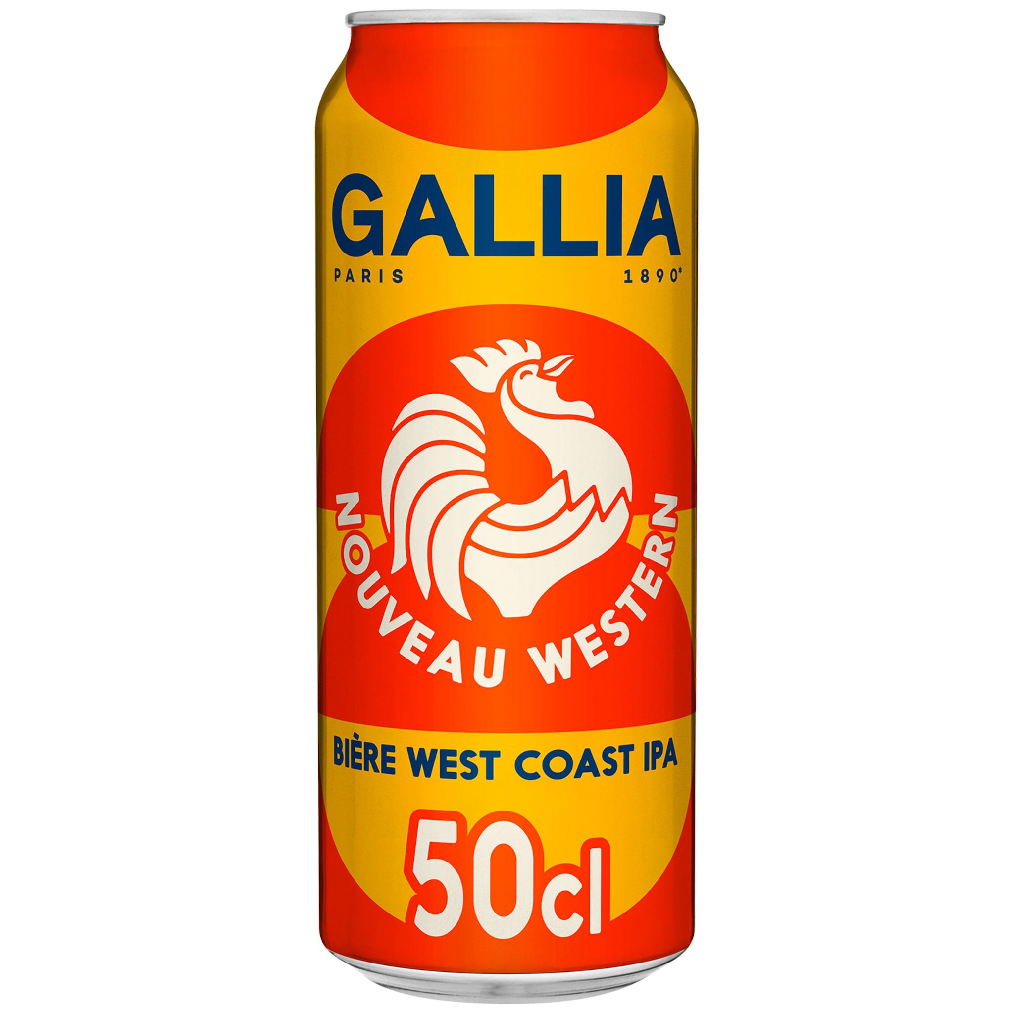 Voir la diapositive 2 : GALLIA Bière blonde west coast IPA 50cl