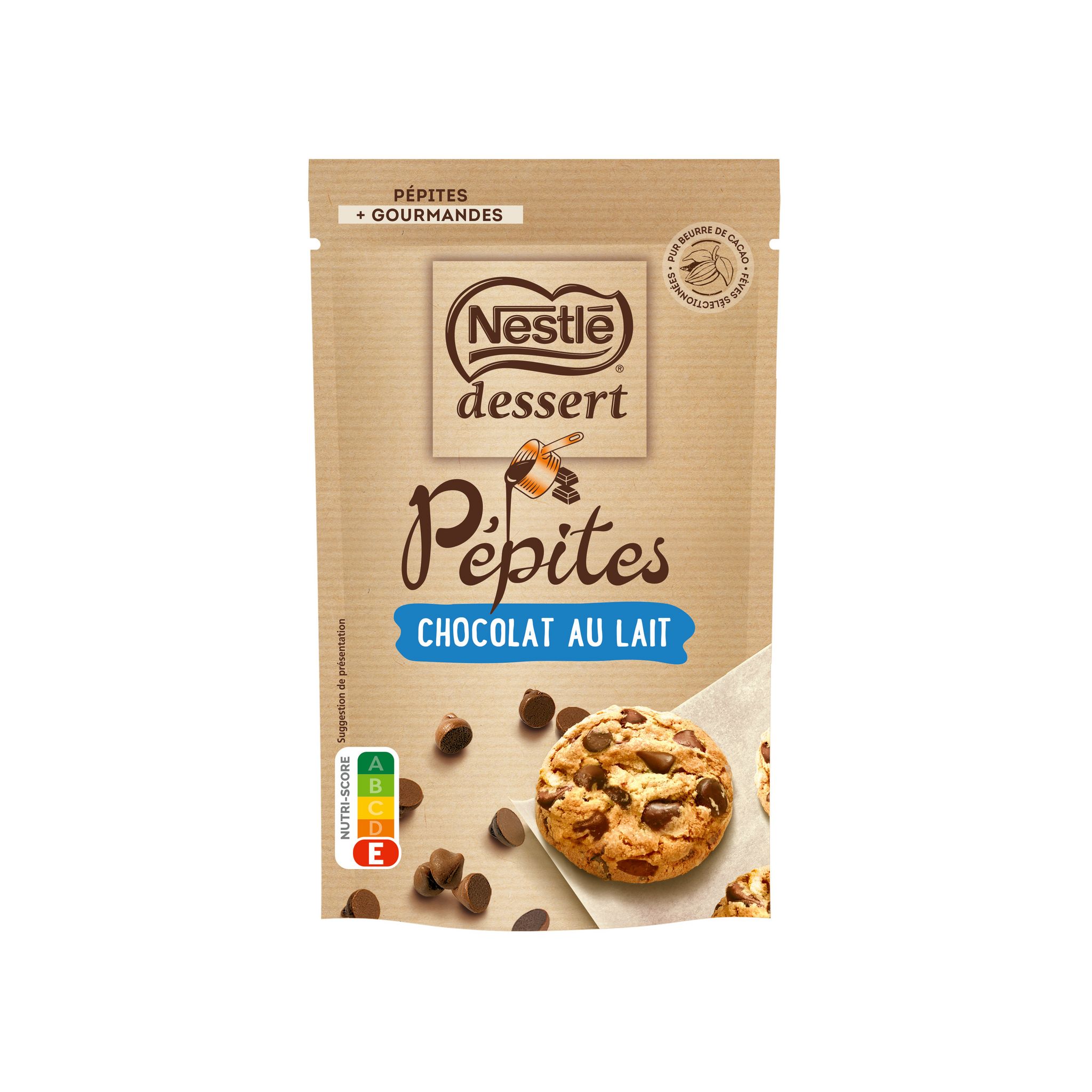 NESTLE DESSERT Pépites de chocolat au lait 100g