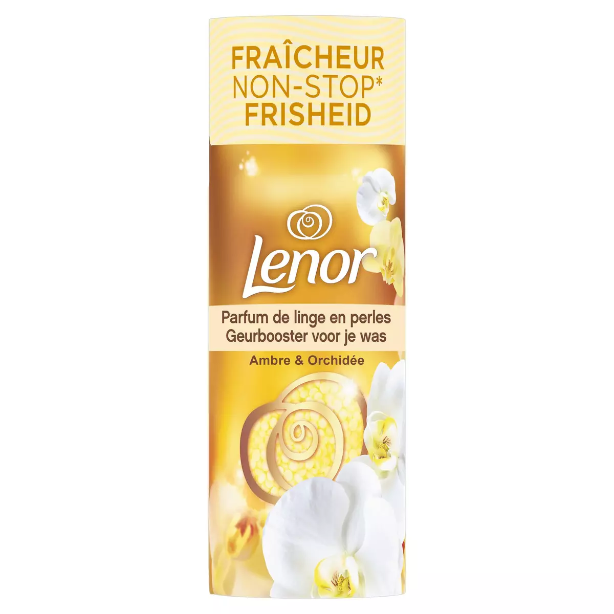 LENOR Parfum de linge en perles ambre & orchidée 235g